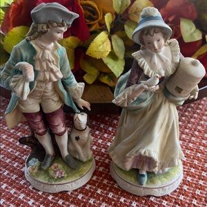 VTG Napcoware Classic Gallery Collection Colonial Figurines